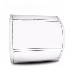 Etiqueta Couche 100x50 - 32 Metros 5 Rolos Cor Branco Foto mini  2