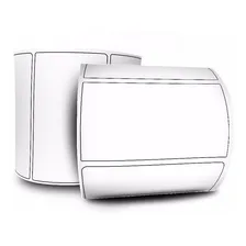 Etiqueta Couche 100x50 - 32 Metros 5 Rolos Cor Branco Foto  mini 1