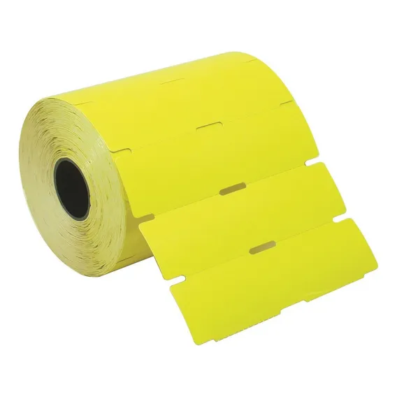 Etiqueta G么ndola 105x30 Amarelo Gema - 5 Rolos Foto 1