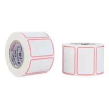 Etiqueta Para Preço Tarja 6 - 1 Rolo 500 Unid 60x40mm Cor Branco Foto mini 1