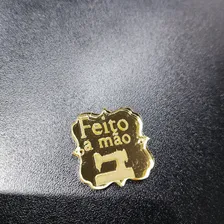 Etiqueta Personalizada Logo Acrílico Espelhado Tag 50 Peças Foto mini 4