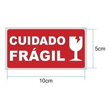Etiqueta Selo Fragil 100x50 - 1000 Unidades Foto mini 2