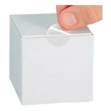 Etiquetas Adesivo Selo Bolinha Transparente 3,5cm 1000unids Foto mini 2