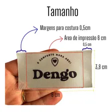 Etiquetas Para Roupas 1.000 Unidades Personalizada 3,8x6cm Foto mini 4