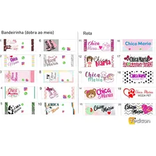 Etiquetas Tecido Personalizadas 100un 1,5x4cm Cetim Gorgurão Foto mini 3