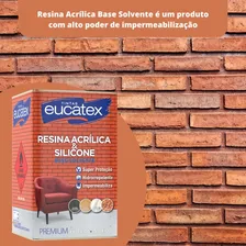 Eucatex Resina & Silicone 18l Incolor Impermeabilizante Foto mini  2
