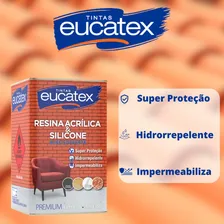 Eucatex Resina & Silicone 18l Incolor Impermeabilizante Foto mini  3