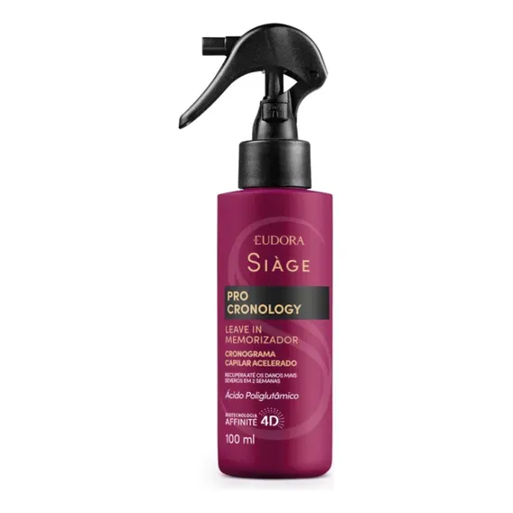 Eudora Leave In Memorizador Siàge Pro Cronology 100ml Cabelo Foto 1