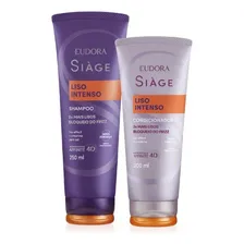 Eudora Siàge Liso Intenso Kit Shampoo + Condicionador Foto  mini 1