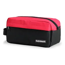 Everbags Necessaire Estojo Organizador Multiuso VermelhoE Preto Foto mini  2