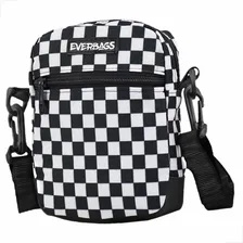 Everbags Shoulder Bag Negro Ajedrez Foto  mini 1