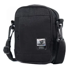 Everbags shoulder zipper vivo bolsa mini tranversal tiracolo de ombro pochete treino esportivo resistente cor preto Foto  mini 1