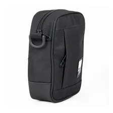 Everbags shoulder zipper vivo bolsa mini tranversal tiracolo de ombro pochete treino esportivo resistente cor preto Foto mini  2