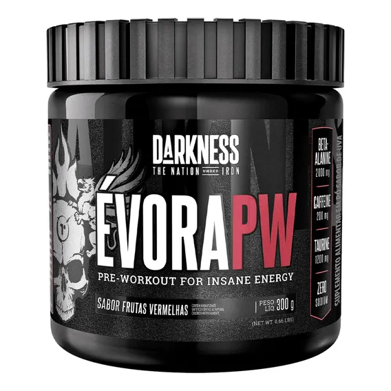Évora PW Darkness Sabor Frutas Vermelhas 300g Foto 1