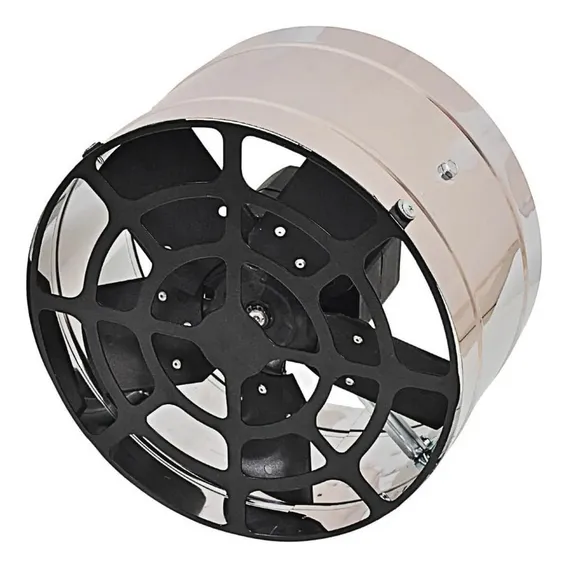 Exaustor 30cm Inox Alta Vazão Motor Blindado C/ Reversão! 127v Foto 1