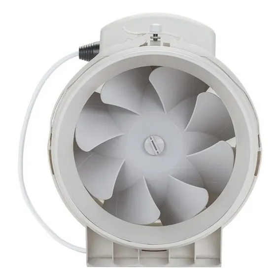 Exaustor Axial Turbo Exb 200mm Branco 155w 110v Ventisol In-line Turbo Foto 1