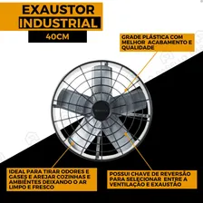 Exaustor de ar comercial parede Ventisol Exaustor Comercial Ventisol de 40cm de diâmetro 40cm de alto x 40cm de largura 220V Foto mini  2
