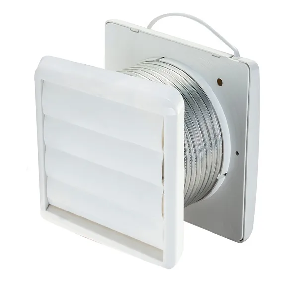 Exaustor Kit Ventilador Axial Kexb 150mm Branco Foto 1