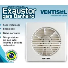 Exaustor Para Banheiro Micro Ventilador Ventisol 100mm 220v Cor Branco Foto mini 3
