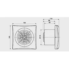 Exaustor Para Banheiro Mod: Silent-200cz - 110v - S&p Foto mini 2