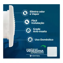 Exaustor Para Banheiro Ventilador Ventisol 150mm Bivolt Foto mini 4