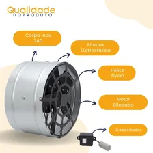 Exaustor Parede 30cm Cozinha De Lanchonete 127v PotĂȘncia 90w Itagold Foto mini 2