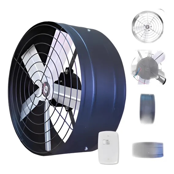 Exaustor Parede Industrial Alta Vazão 50cm C/reversão 110v 127v Foto 1