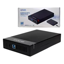 Exbom case externo hd 3.5 sata pc computador usb 3.0 gaveta Foto mini 4