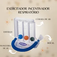 Exercitador E Incentivador Respirat贸rio Medflow Medicate Foto mini 3