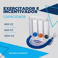 Exercitador E Incentivador Respirat贸rio Medflow Medicate Foto mini 4