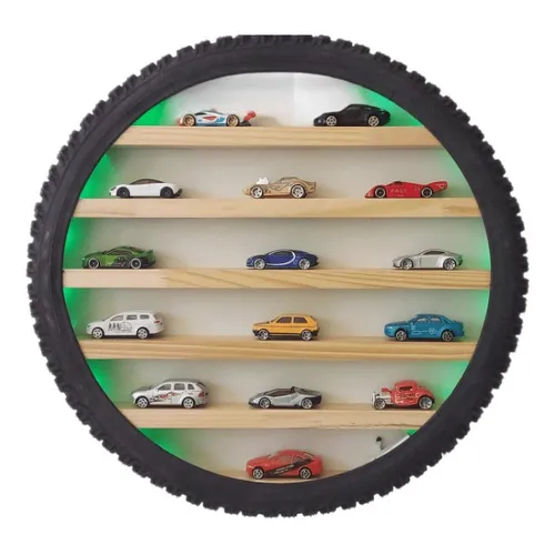 Expositor Com Led Para Carrinhos Foto 1