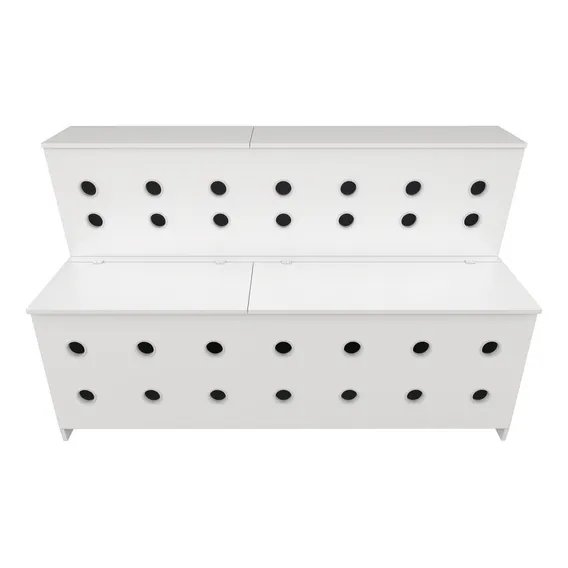 Expositor Ração Pet Box 14 Divisões + Balcão Caixa Vitrine Cor Branco Foto 1