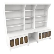 Expositor Ração Pet Box (balcão Vitrine Prateleira Cães) Cor Branco Foto  mini 1