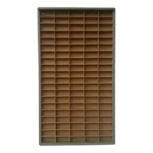 Expositor Vertical Para 100 Nichos Escala 1:64 Em Mdf Foto mini 1