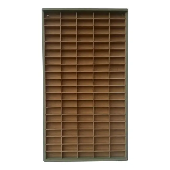 Expositor Vertical Para 100 Nichos Escala 1:64 Em Mdf Foto 1