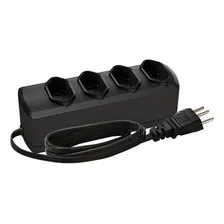 Extension Cord Sms 64100 4t Cabo 1mt Preto Blister Foto mini  2