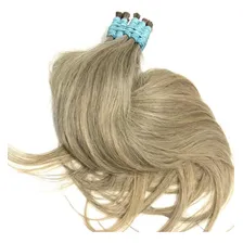 Extensão de cabelo humano loiro misto 50 cm 150 gramas Foto mini 4