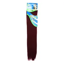 Extensão De Cabelo Tic Tac P/mega Hair Fibra Organica 150gr Cor Liso: Marsala 118 Foto mini 2