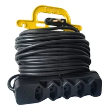 Extensão Elétrica 5 Tomada Profissional 20m Bivolt Antichama Foto mini 1