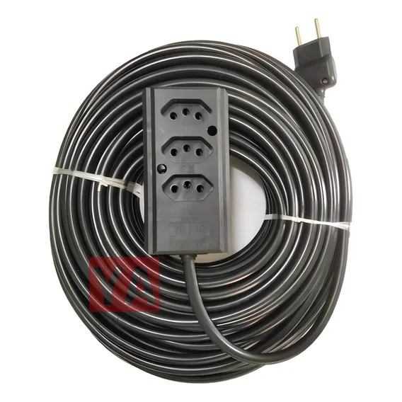 Extensão Elétrica Reforçada Cabo Pp 2x1mm Extensao 10m Foto 1