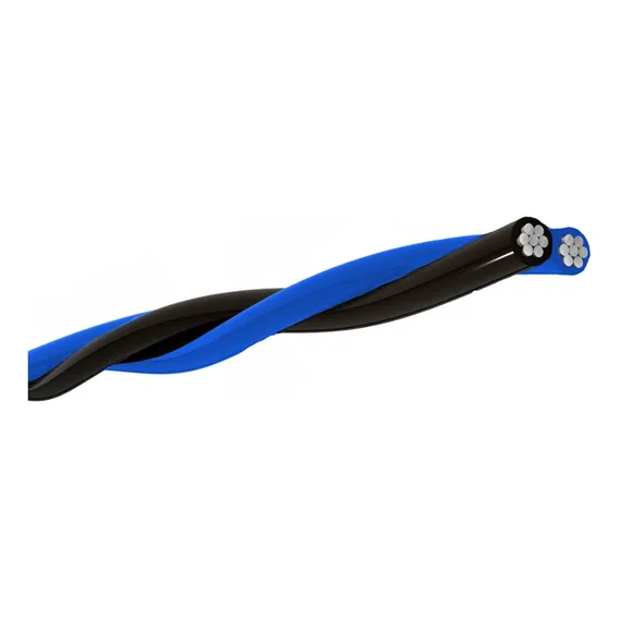 Extensão Fio Cabo AlumÃnio Duplex 10mm Neutro Isolado Azul 100m Sulminas Fios & Cabos Foto 1
