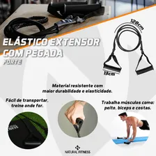 Extensor Elástico Para Exercícios Ginástica E Musculação F Foto mini 4