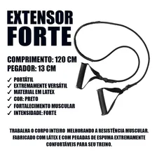 Extensor Elástico Para Exercícios Ginástica E Musculação F Foto mini  3