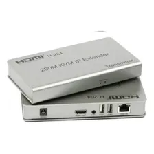 Extensor Hdmi 200m - Com Kvm Entrada De Rede Via Ip Foto mini  2