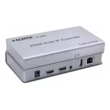 Extensor Hdmi 200m - Com Kvm Entrada De Rede Via Ip Foto  mini 1