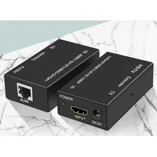 Extensor Hdmi 3d 60 Metros Via Cabo De Rede Utp Rj45 Cat6 Foto mini 4