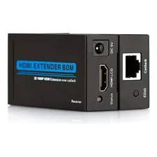 Extensor Hdmi 60 Metros X Rj45 Cat5/ Cat6 3d 1080p Bivolt Foto mini 2