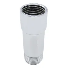 Extensor Médio Prolongador 1/2 Torneira Chuveiro Cromado Foto mini 1