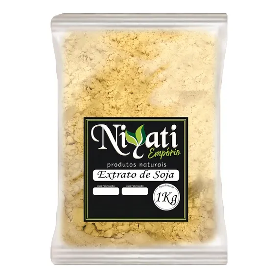 Extrato De Soja (leite De Soja) Em Pó Premium 1kg - Niyati Foto 1