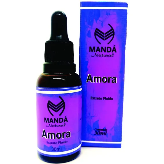 Extrato Fluído Amora Puro 30ml Com Laudo Certificado Foto 1